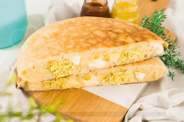 Sándwich Proteico a la Sartén